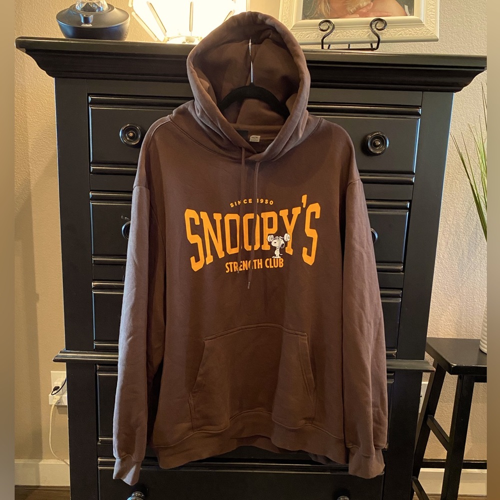 H&M Brown Snoopy Hoodie